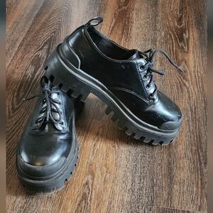 Asos lugged sole oxford size 7